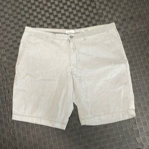 Good fellow &co gray pinstripe linden shorts sz 42